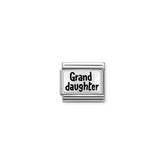 Nomination COMPOSABLE CLASSIC PLAETTCHEN aus Edelstahl, mit 925er Silber verziert, (43_GRAND DAUGHTER)